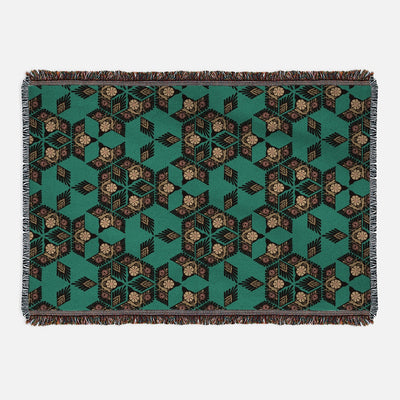 Floral Aviary Soft Touch Woven Blanket