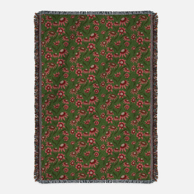 Echinacea Woven Blanket