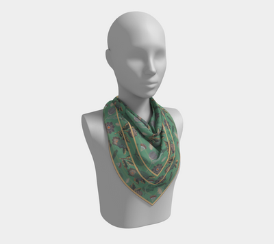 Meadow Song in Green Bandana
