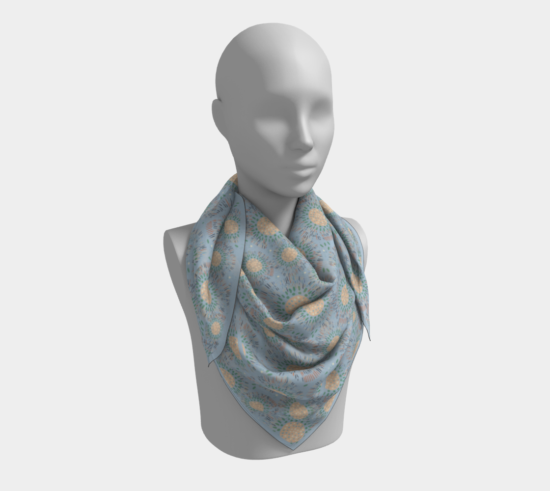 Sunflare in Light Blue Bandana