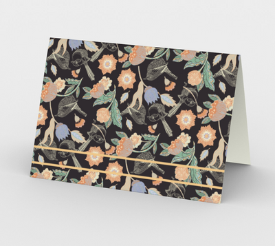 Meadow Song in Black Card