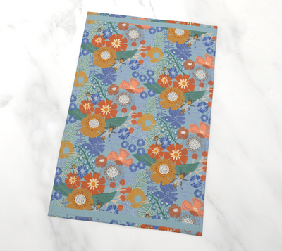 Canopy in Blue Tea Towel