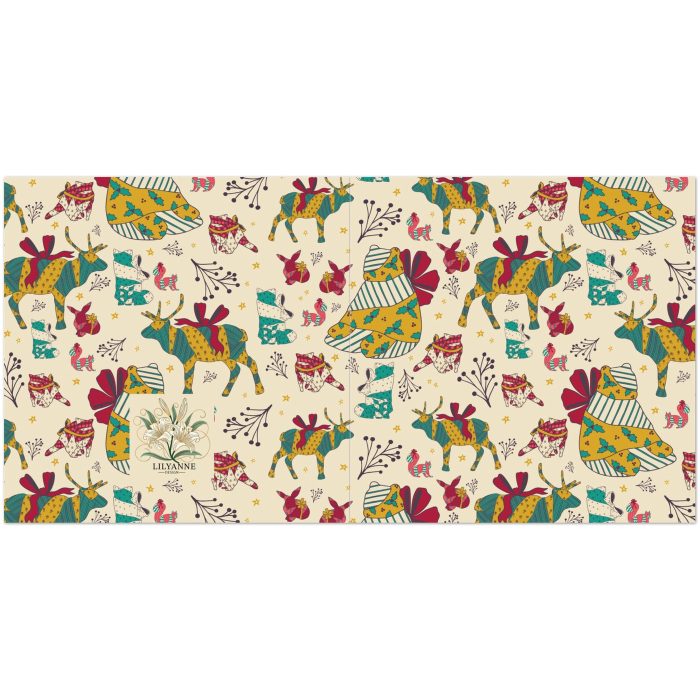 All Wrapped Up - Pack of 10 Holiday Greeting Cards