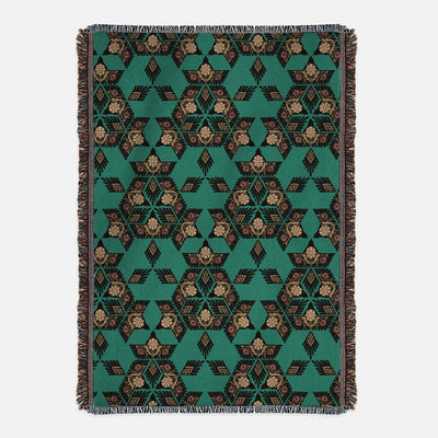 Floral Aviary Soft Touch Woven Blanket