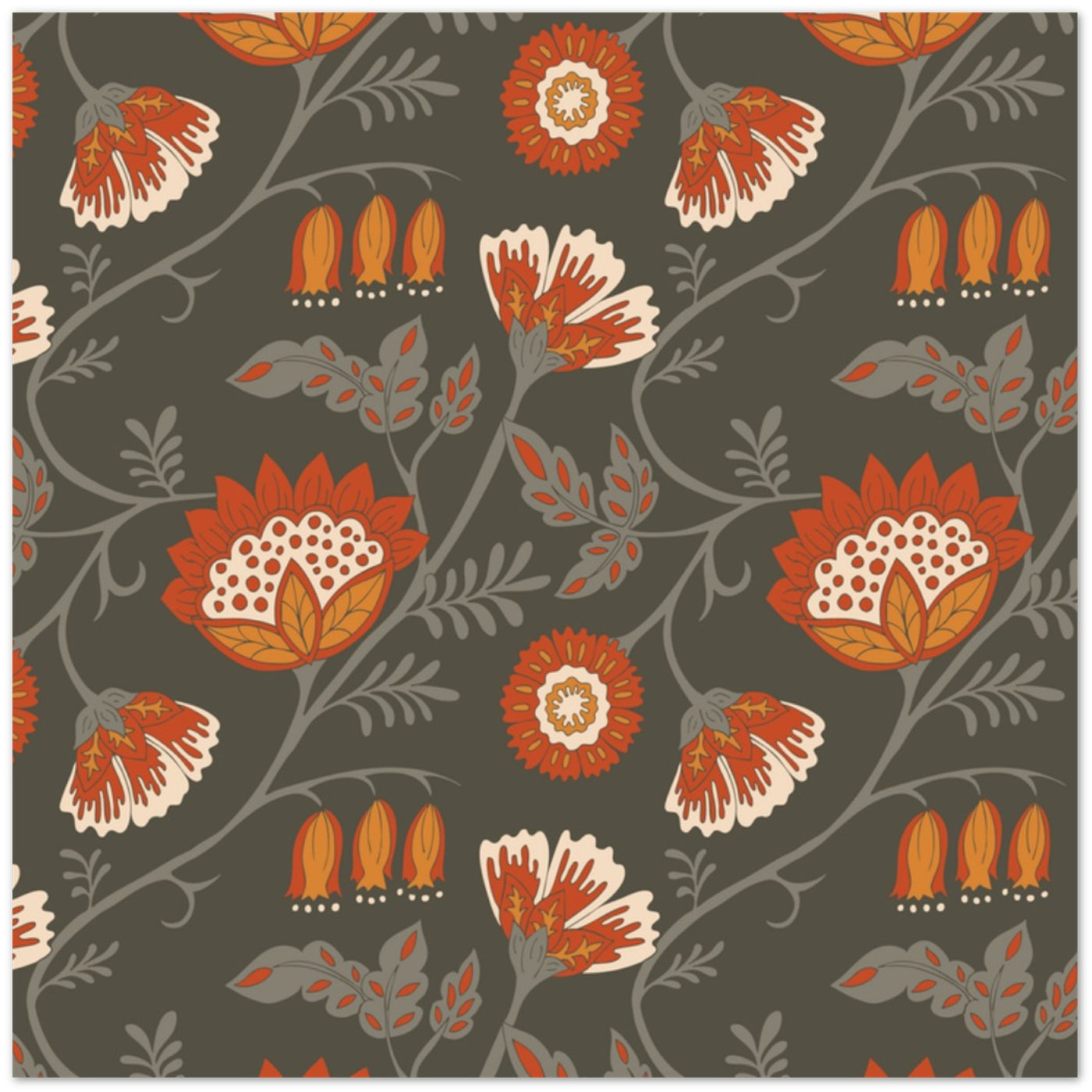 Verdure Blooms - Pack of 10 Greeting Cards