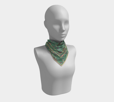 Meadow Song in Green Bandana