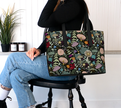 Forest Floor Vegan Leather Tote