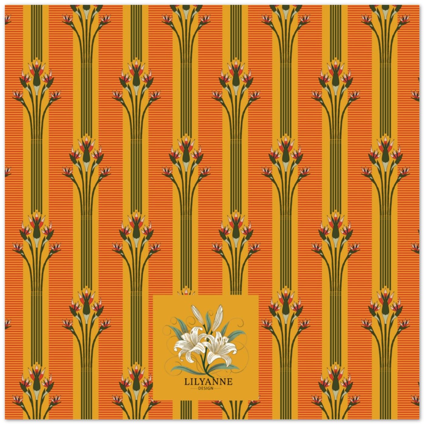 Art Nouveau - Pack of 10 Greeting Cards