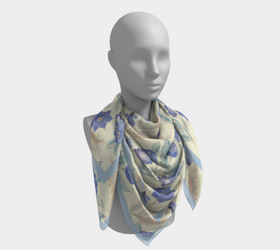 Eglantine Tangle in Cream Bandana