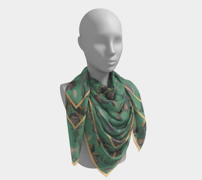 Meadow Song in Green Bandana