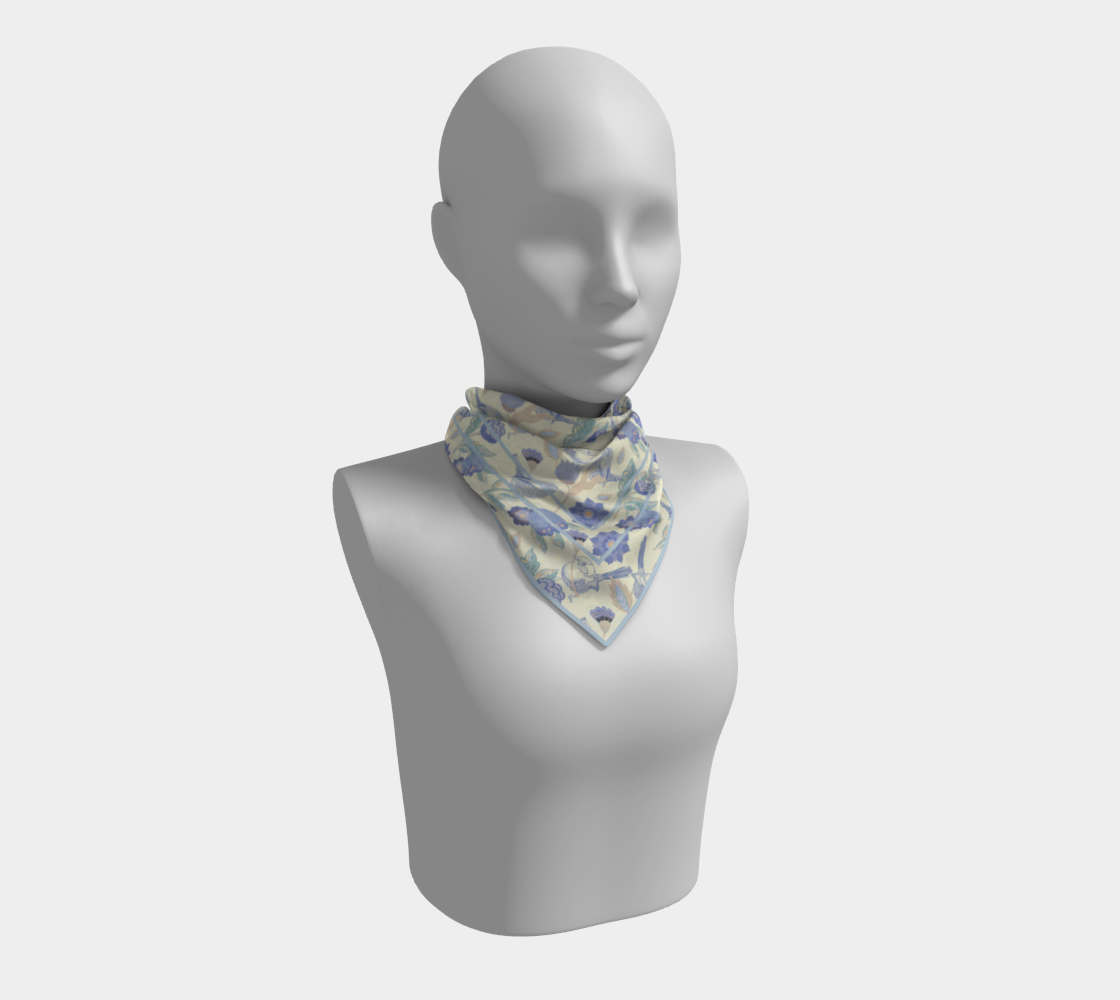Meadow Song in Cream Bandana