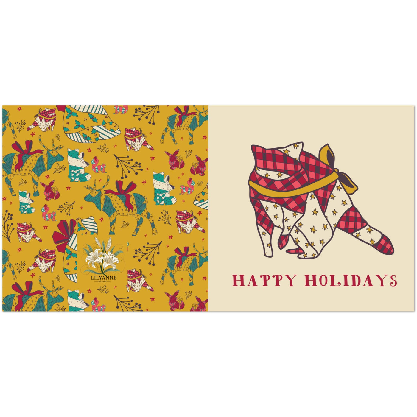 Woodland Holiday - Pack of 10 Greeting Cards