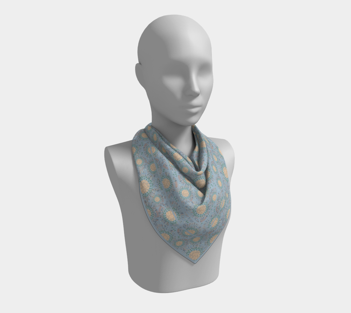 Sunflare in Light Blue Bandana