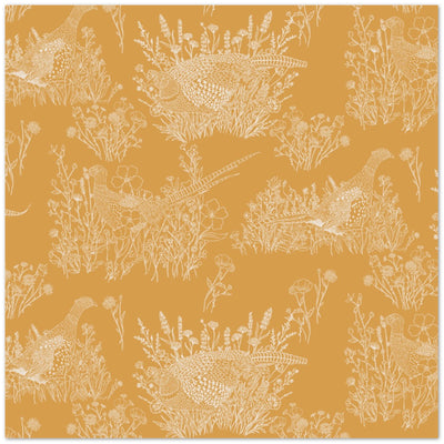 Pheasants & Wildflowers - Pack of 10 Greeting Cards