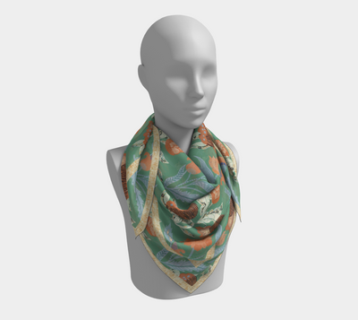 Eglantine Tangle in Green Bandana