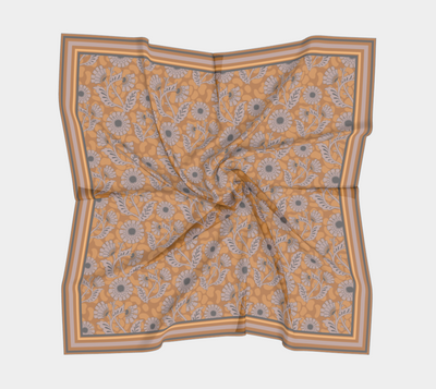 Block Print Blooms Scarf