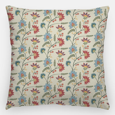 Indian Floral Artisan Pillow Case 24 Inch