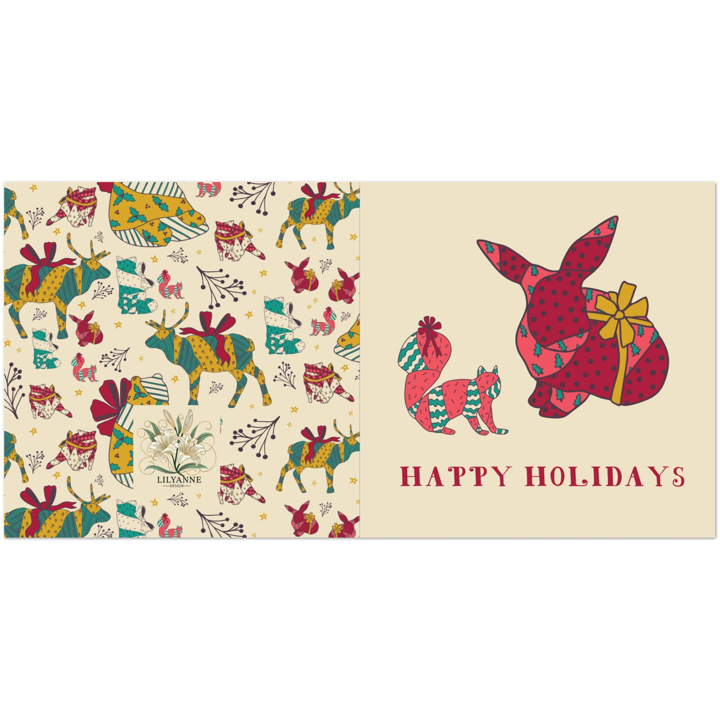 Woodland Holiday - Pack of 10 Greeting Cards