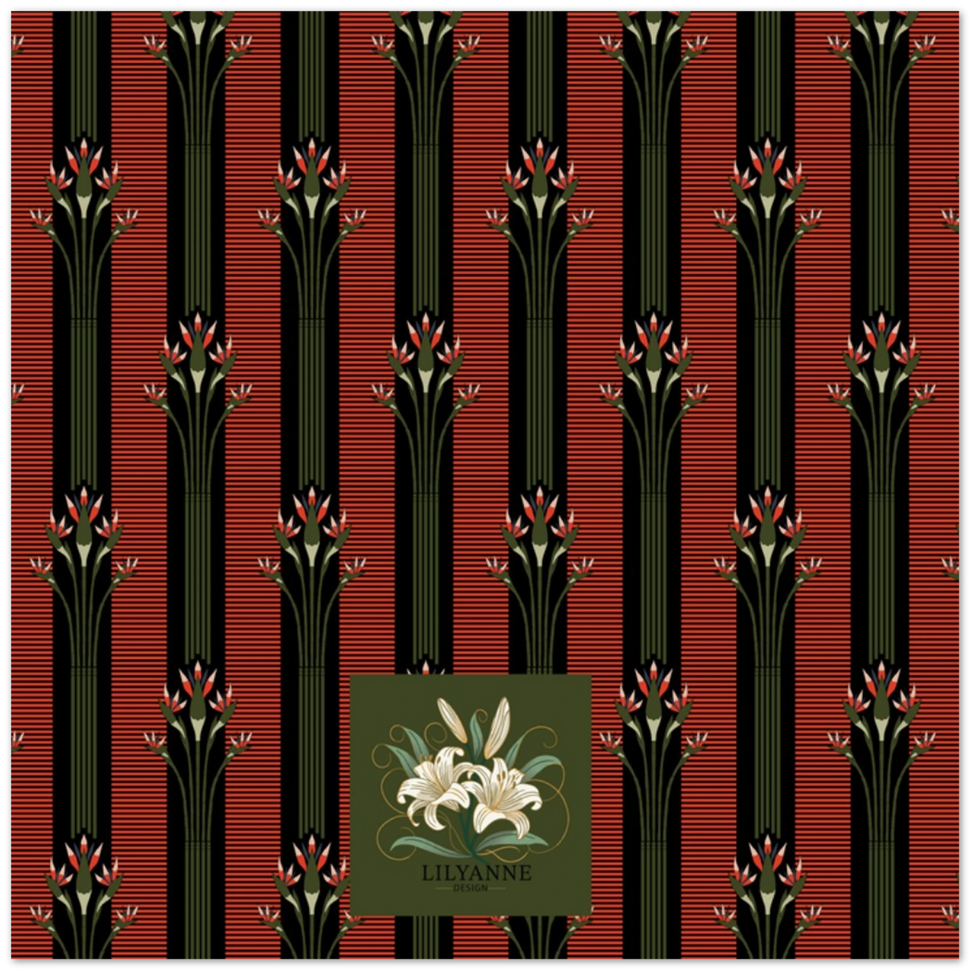 Art Nouveau - Pack of 10 Greeting Cards