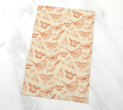 Garden Keepers in Orange Tea Towel