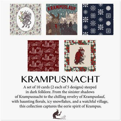 Krampusnacht Collection - Pack of 10 Greeting Cards
