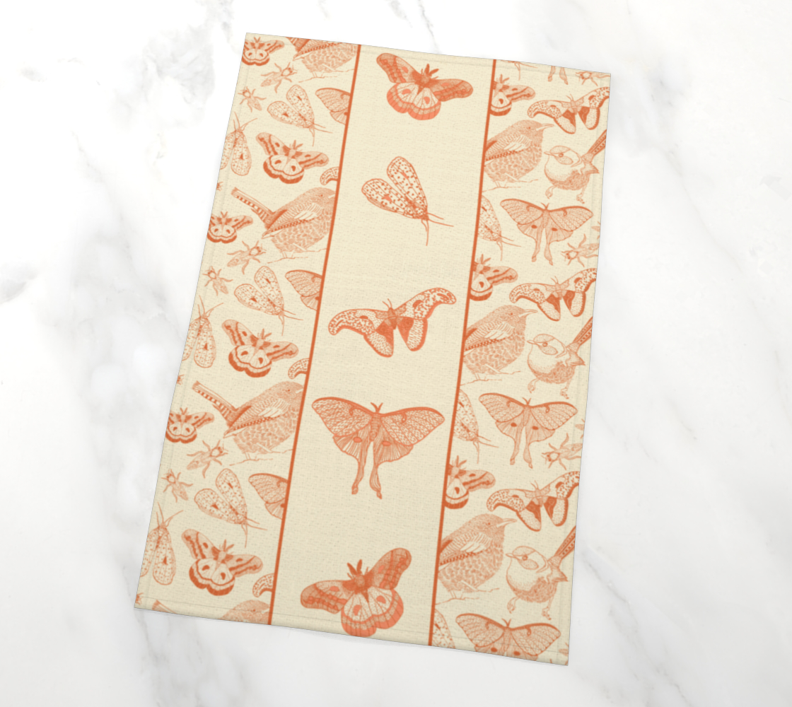 Garden Keepers in Orange Tea Towel