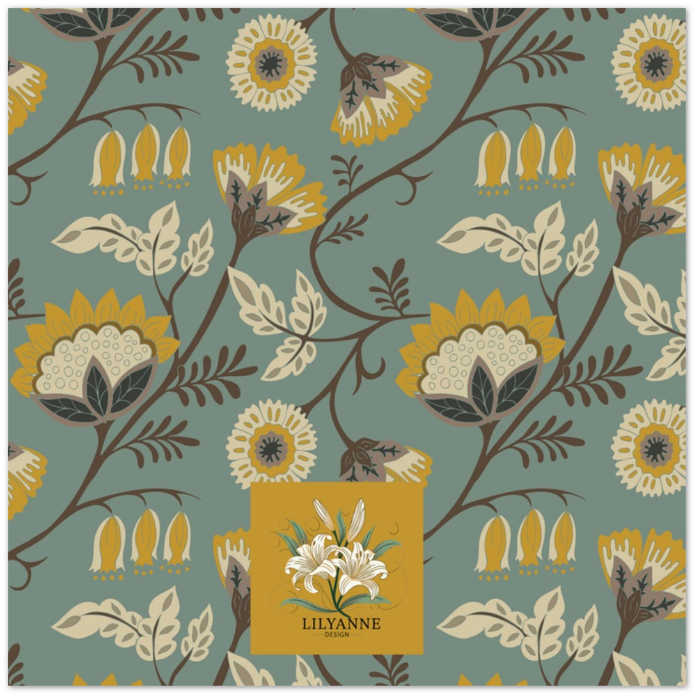 Verdure Blooms - Pack of 10 Greeting Cards