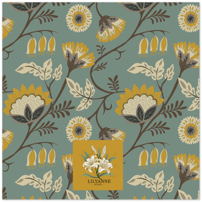 Verdure Blooms - Pack of 10 Greeting Cards