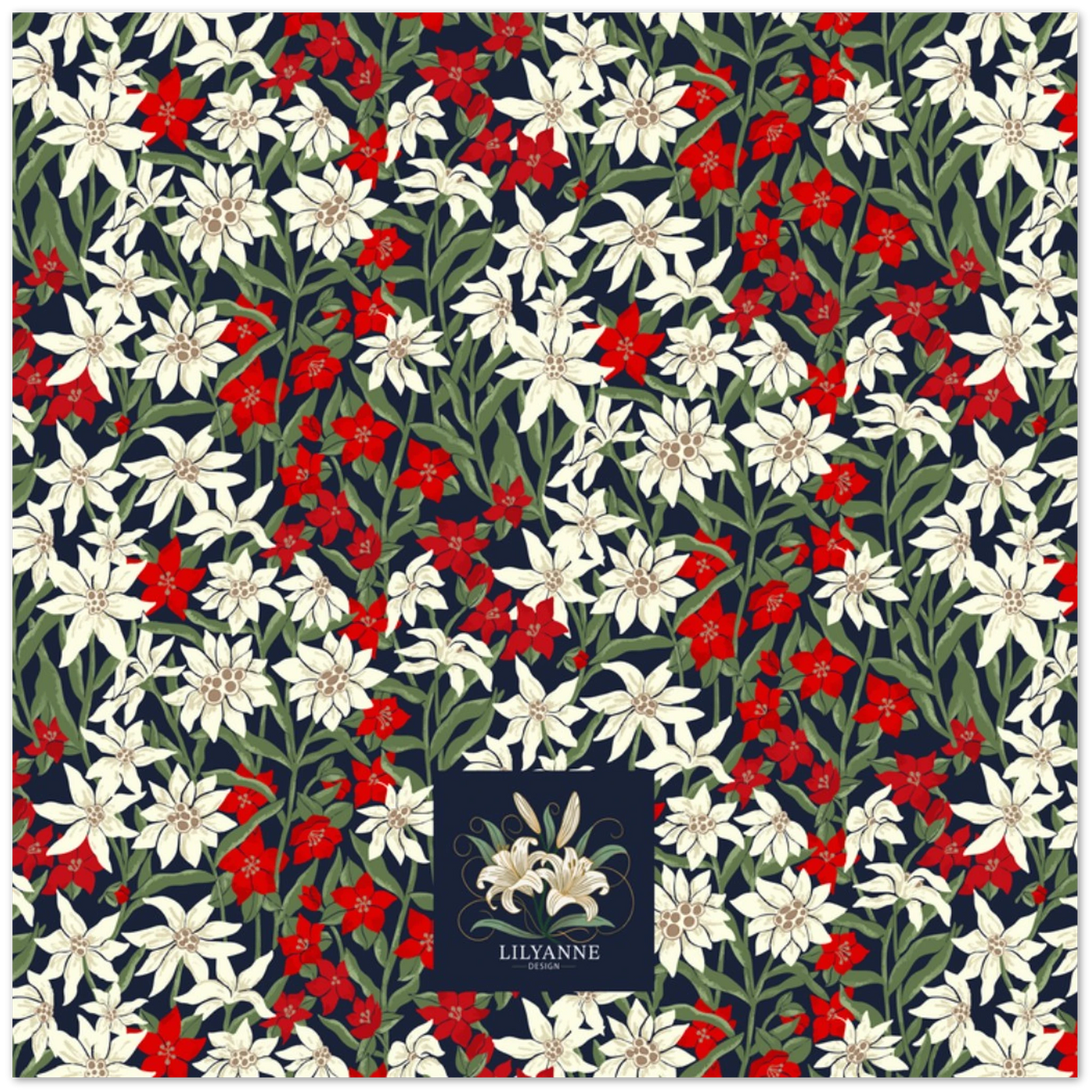 Edelweiss & Hellebore - Pack of 10 Greeting Cards