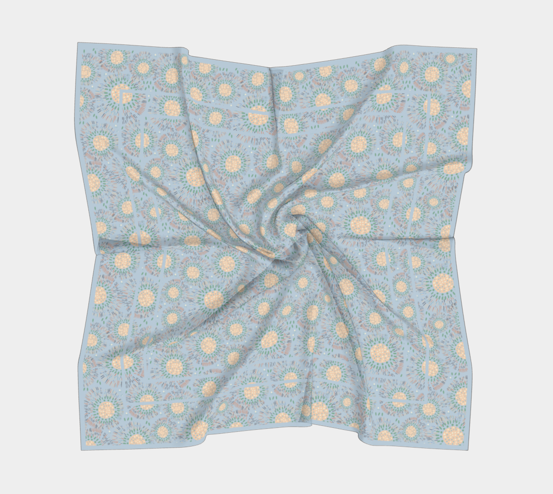 Sunflare in Light Blue Bandana