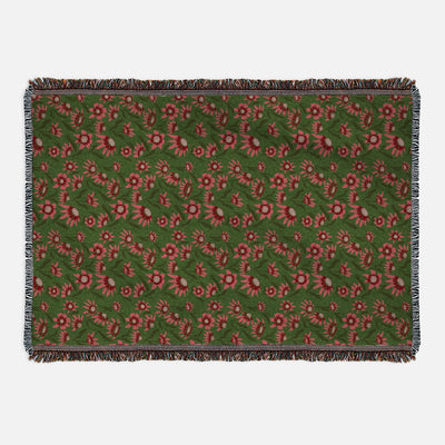 Echinacea Woven Blanket