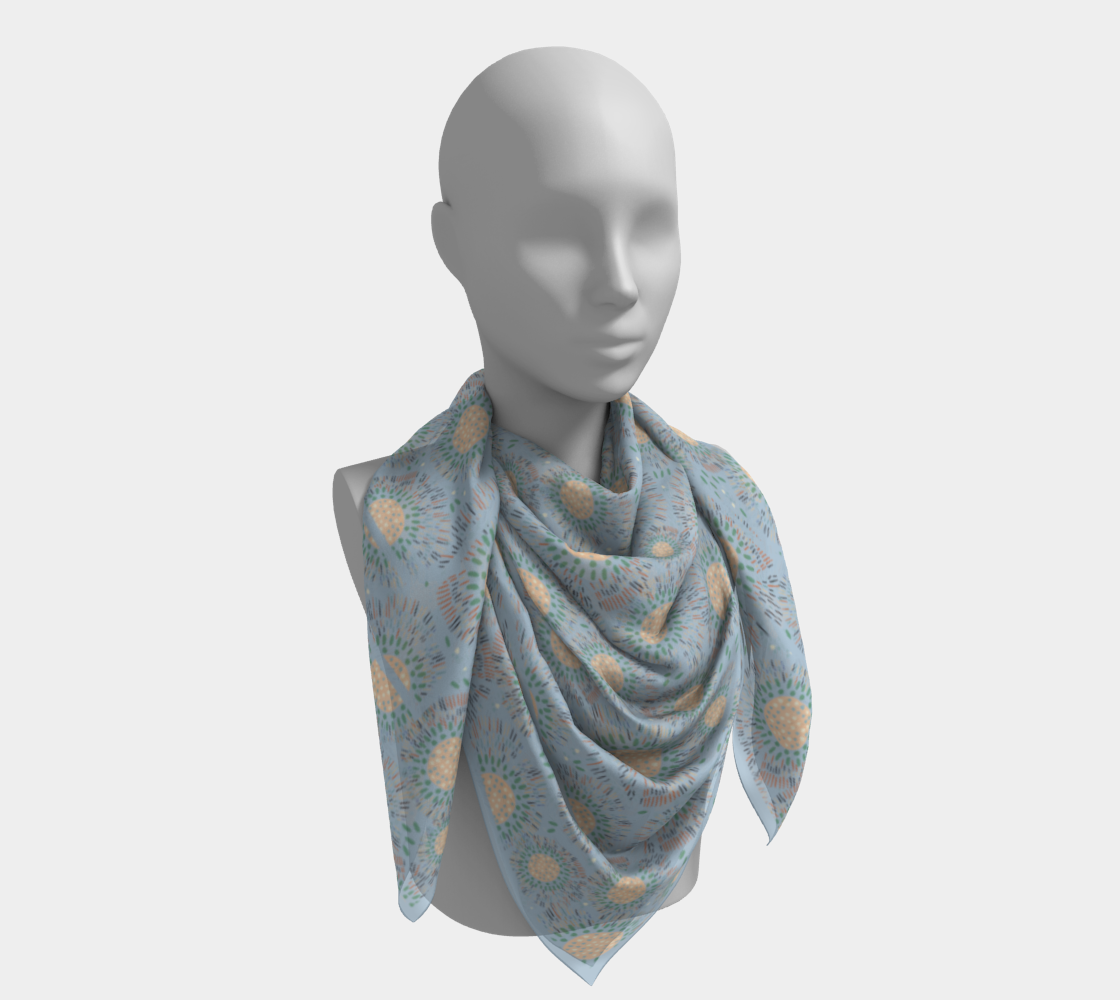 Sunflare in Light Blue Bandana