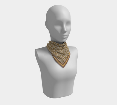 Block Print Floral Scarf