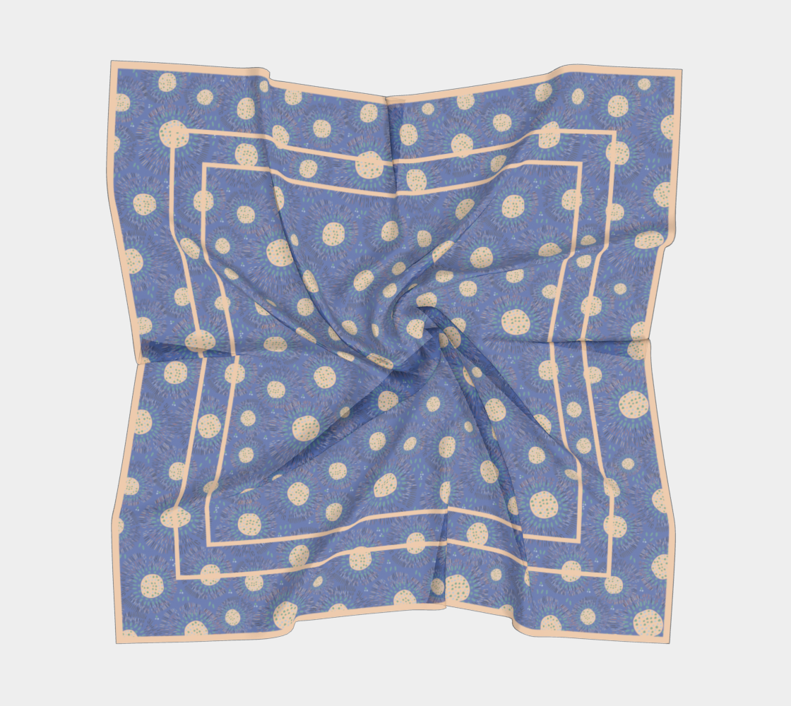 Sunflare Scatter in Dark Blue Bandana