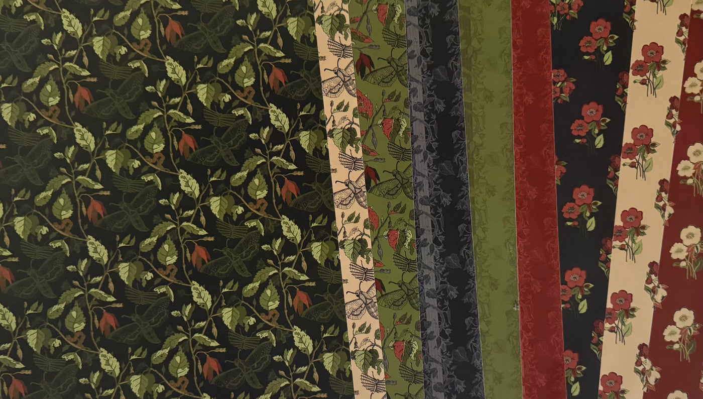 Botanica Obscura - Bespoke Patterned Paper Pack