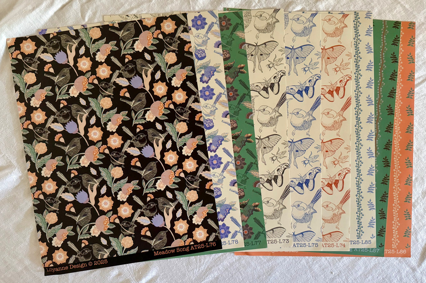 Blooming Hour - Bespoke Patterned Paper Pack