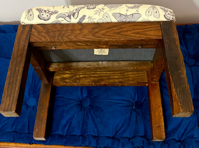 Garden Keepers Antique Hardwood Stool