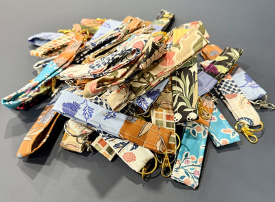 Patchwork Key Fob - Sewn from the Studio Scraps