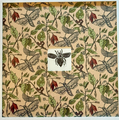 “Queen Bee” – Framed Mixed Media Art by Lilyanne Design