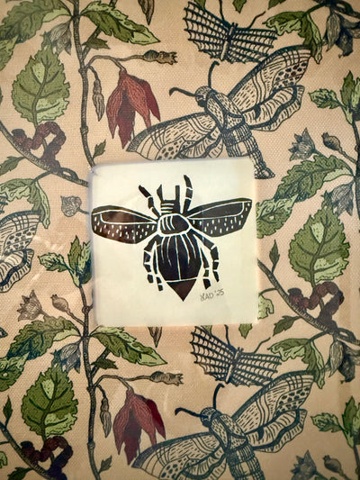 “Queen Bee” – Framed Mixed Media Art by Lilyanne Design