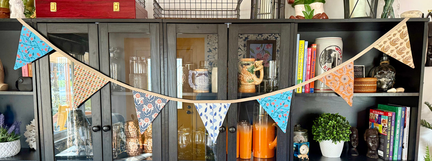 Cotton Floral Bunting