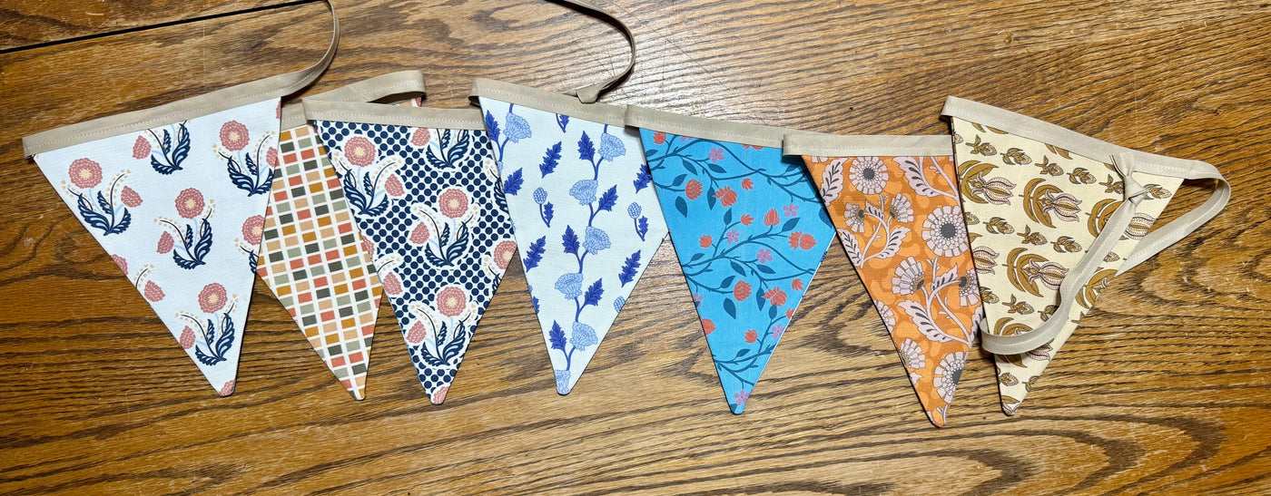 Cotton Floral Bunting