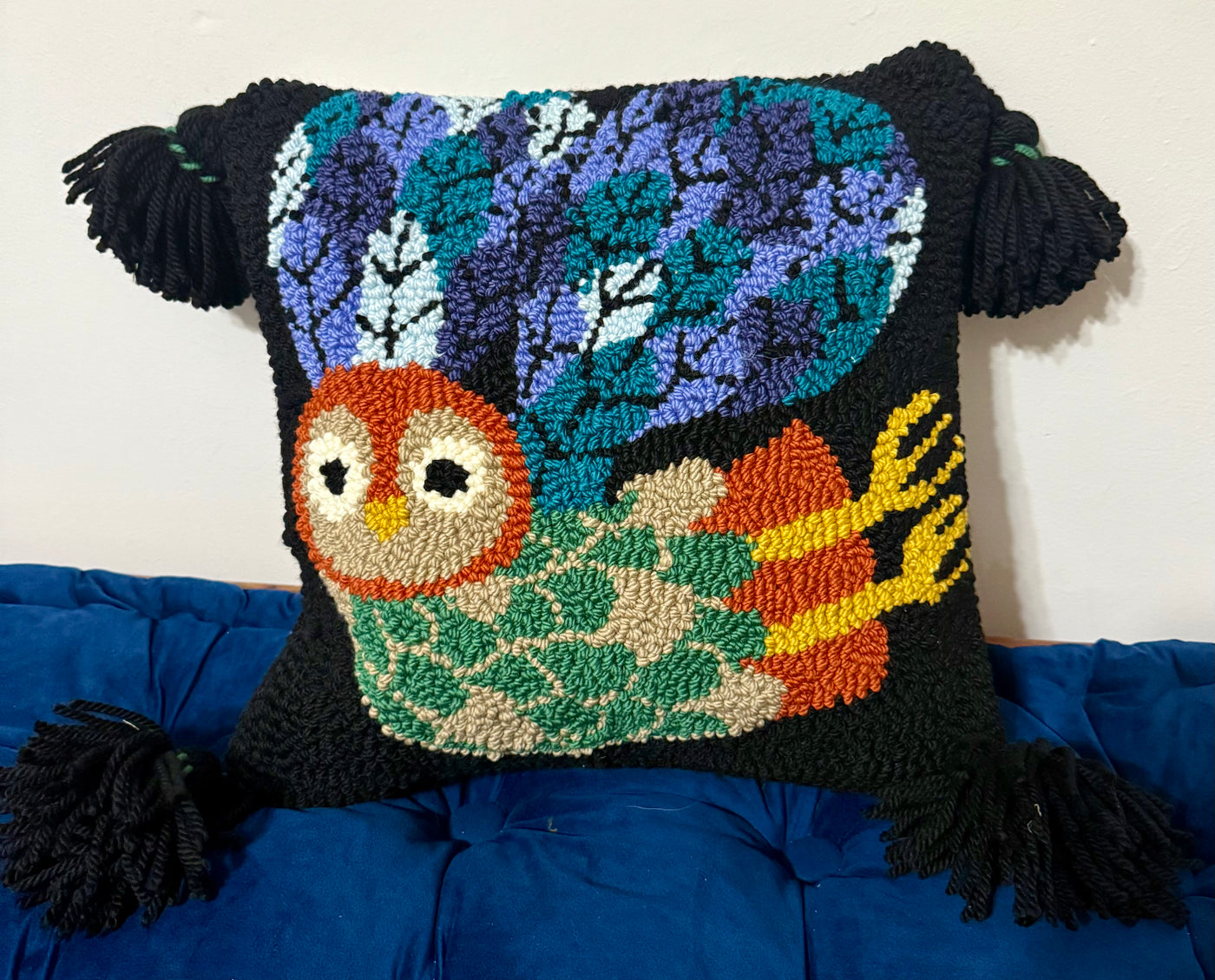 What a HOOT! Wool Pillow
