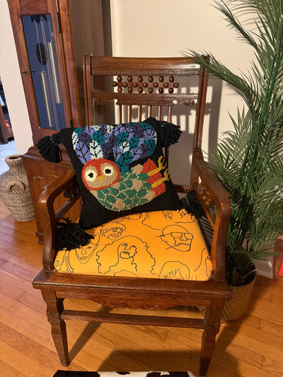 What a HOOT! Wool Pillow