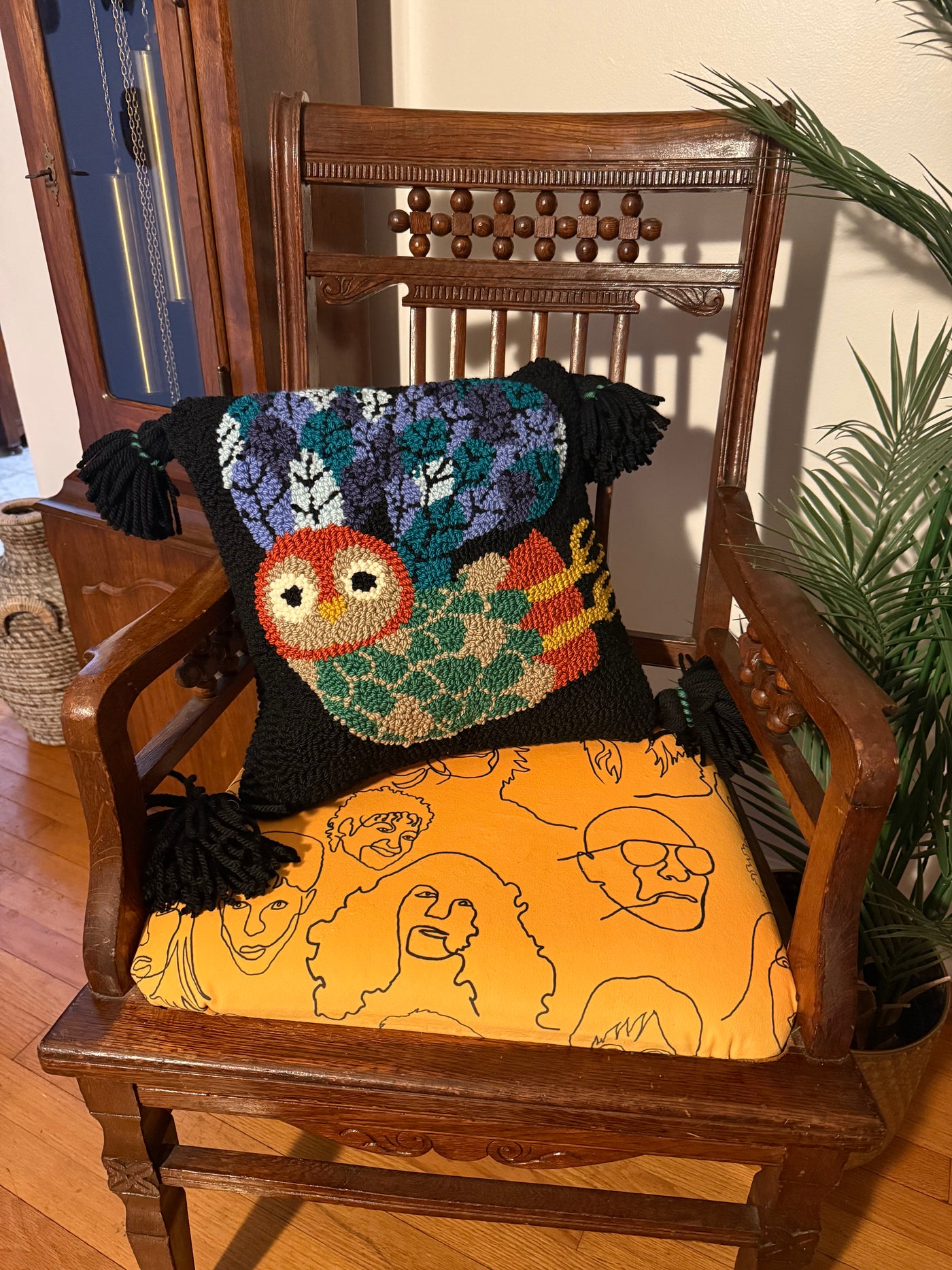 What a HOOT! Wool Pillow