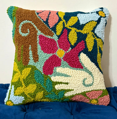 Harmony Hands Wool Pillow