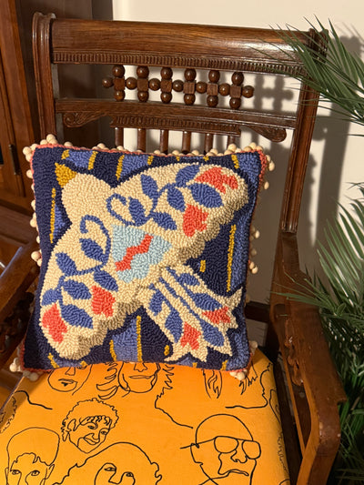 Peace Dove Wool Pillow