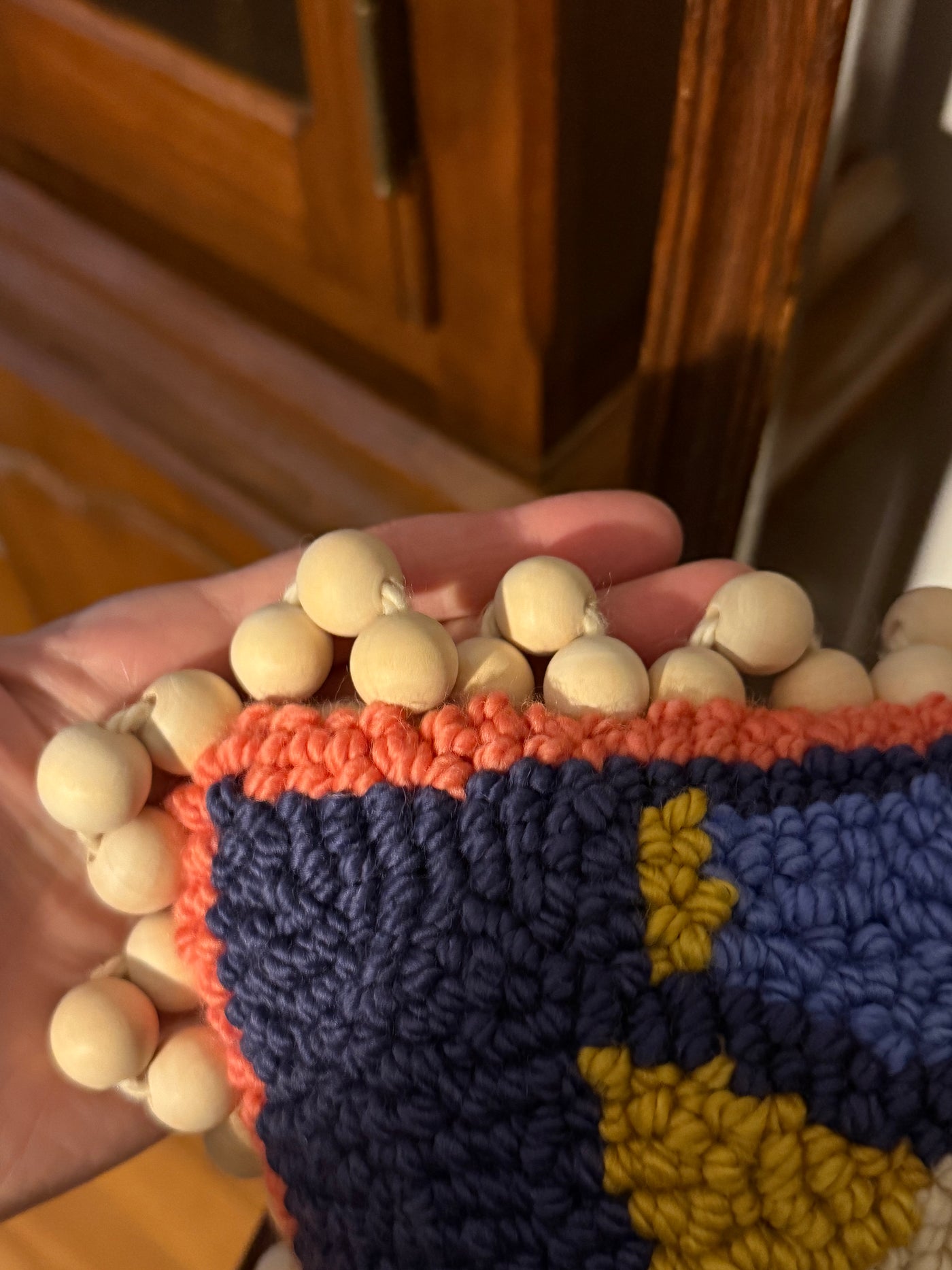 Peace Dove Wool Pillow