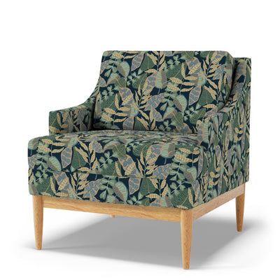 Jungle Flora in Green Fabric