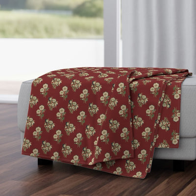 Nightshade Scatter Velvet Throw Blanket